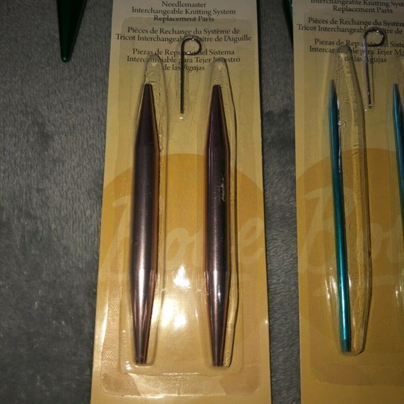Boye  knitting Needles 10”‎ Plus Interchangeable replacement Parts US 4 US… - Picture 4 of 10
